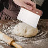Dough Bench Scraper Stainless Steel Wooden Handle Cake Slicer Pastry Cutter AU