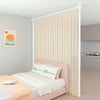 Adjustable Privacy Screen Room Divider Partition Divider Screen For Salon Spa AU
