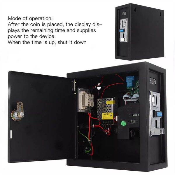Coin Timer Box Coin Operated Control Timer Box for Gaming Machine Massage Chair
