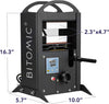 8T Hydraulic Heat Press Machine 2.4x4.7" Extraction Dual Heating Plates AU Plug