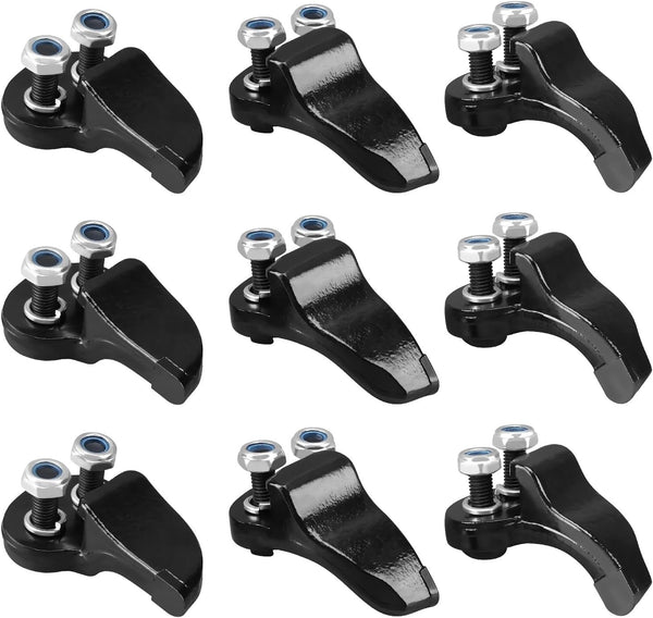 9pack High Speed Cutting Teeth Left&Right&Staight Stump Grinder Teeth AU Stock