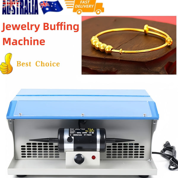 Dust Collector Jewelry Polisher Buffer Adjustable Speed Bench Grinder Polishing