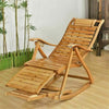 Leisure Rocking Chair Backrest Folding Bed Elderly Relax Armchair Foot Massage