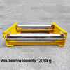 Adjustable Cable Roller Stand 1m*90cm Steel Base W/ 1000KG Heavy-Duty Capacity