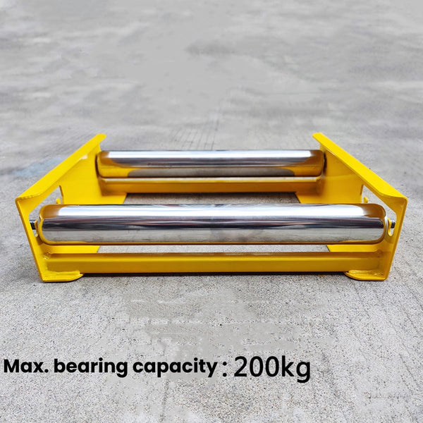 Adjustable Cable Roller Stand 1m*90cm Steel Base W/ 1000KG Heavy-Duty Capacity