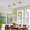 Pendant Light Vintage Light Fixtures With Glass Lampshade Modern Chandelier Lamp