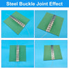 Belt Lacing Clipper Fasteners Staple Fastener Belt W/ Hinge Pins (Box of 4Sets)