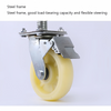 2X Scaffold Scaffolding Adjustable Caster Wheels 6" Heavy Duty Industrial Wheels