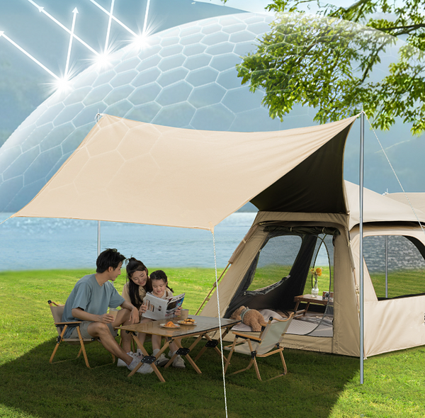 Instant Pop Up Camping Tent 6 Person Sunshade Shelter Hiking Fishing Outdoor AU