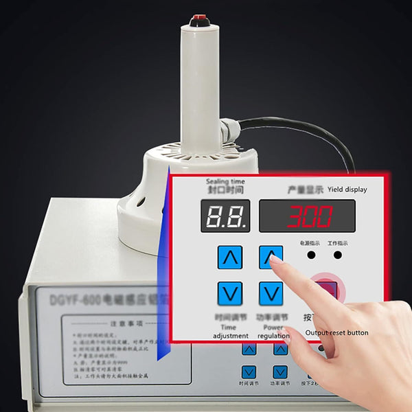 Induction Sealer 20-130mm Handheld Type Bottle Cap Foil Sealing Machine 220V