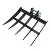 Diggers Metal Backhoe Rake Mini Excavator Attachment Rake  For Land Clearing AU