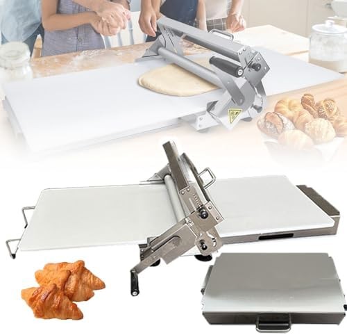 Manual Dough Sheeter Roller Machine Commercial Folding Dough Maker 1-25mm Thick