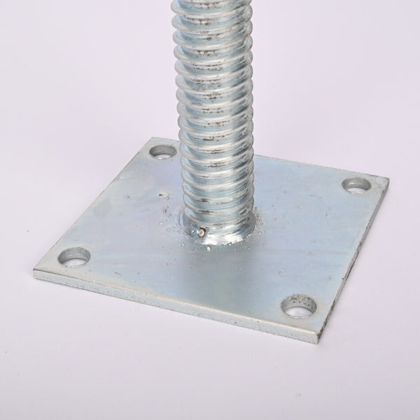 4 Pcs Scaffolding Adjustable Leveling Jack Steel Screw Large Bearing Capacity