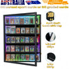 35 Graded Sports Card Display Case LED Baseball Card Display Frame UV Protection