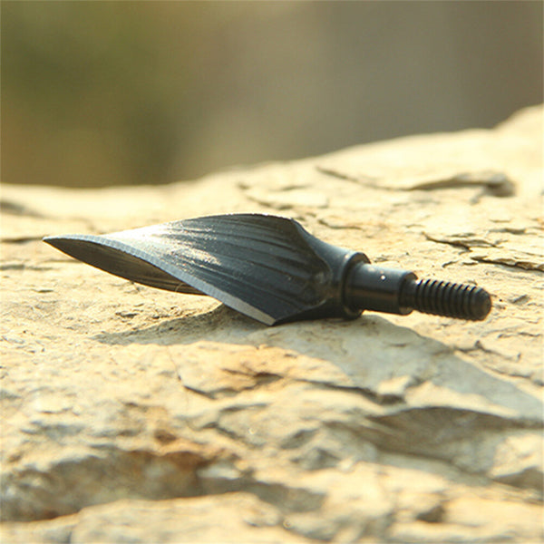 6pcs 150 Grain Archery Screw-In Broadheads Hunting Arrow Head Black AU
