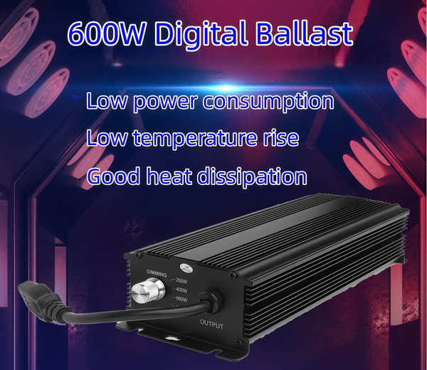 600W Magnetic Ballast Wing Reflector 600w HPS Lamp Hydroponics Grow Lighting Kit
