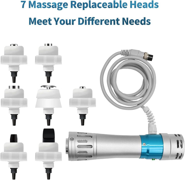 Touch Screen Shockwave Therapy Machine With 7 Heads ED Treatment Pain Relief