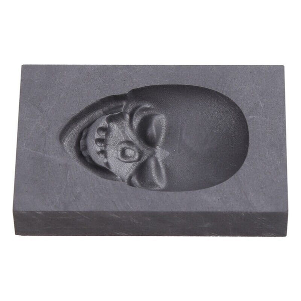 Skull Graphite Casting Ingot Mold Crucible Mould for Melting Casting 6x4cm
