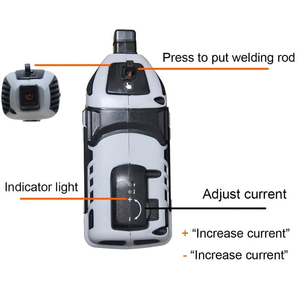 Handheld Welder Welding Machine Upgraded AC Electric Portable Digital Welder Gun