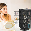 Metal Pegboard Display Rack Spinning Jewelry Earring Display Stand W/ 24x Hooks