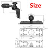 Fish Finder Mount Vertical with Swing Arm for Fishfinders & Chartplotters Marine