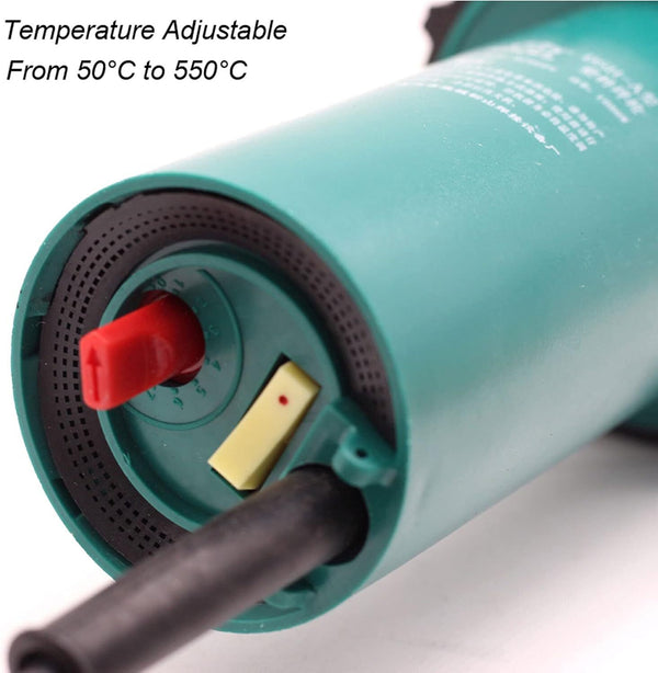 1080W Hot Air Welder Heating Gun Plastic Welding Tool PVC Roofing Welding