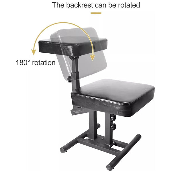 Adjustable Tattoo Chair Swivel Back Tattoo Armrest Stand Salon Beauty Chair