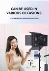 LED RGB Video Light Photo Studio Lamp Photography Panel Lighting w/1.6M Stand