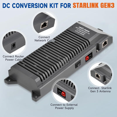 Starlink DC Conversion KT EL6 Set XTAR EL6 12V to 56V All-in-one DC Power Supply