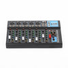 7 Channel Bluetooth Mixer DJ Live Studio Audio Mixer USB Console Amplifier AUX