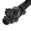 Rifle Scope 1.2-6x24 MOA Reticle Clear Green-Coated Lens Flip-Back Lens Covers