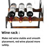 3-Tier Metal Wine Rack Wine Bottle Storage Shelf Display Cabinet for Home Bar AU