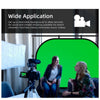 Chromakey Backdrops Double Sided Green Screen & Blue Screen 2 in 1 Collapsible