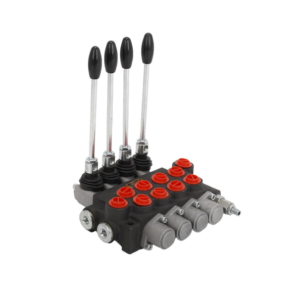 4 Spool P40 Tractor Loader Hydraulic Directional Control Valve With Joystick