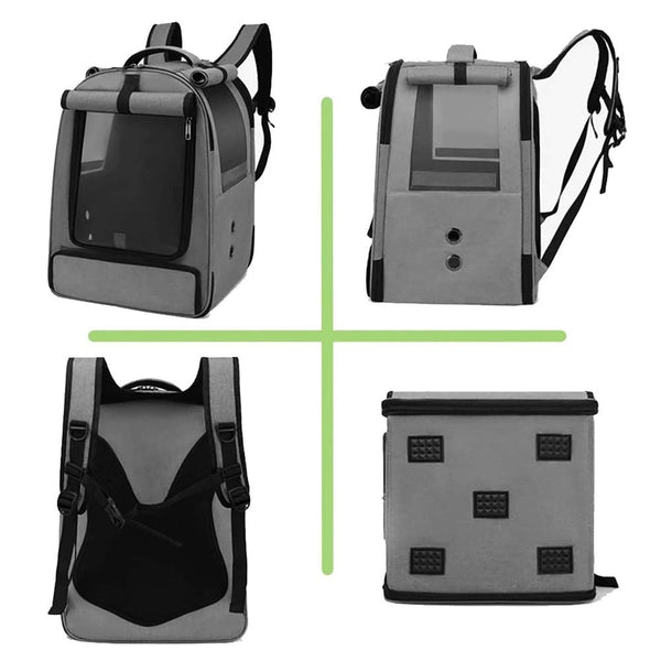 Bird Travel Backpack  Bird Cage with Perch and Food Bowl Breathable Travel Cage