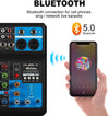 5 Channel Mini Bluetooth Audio Mixer USB DJ Live Console Sound Card Studio Mixer