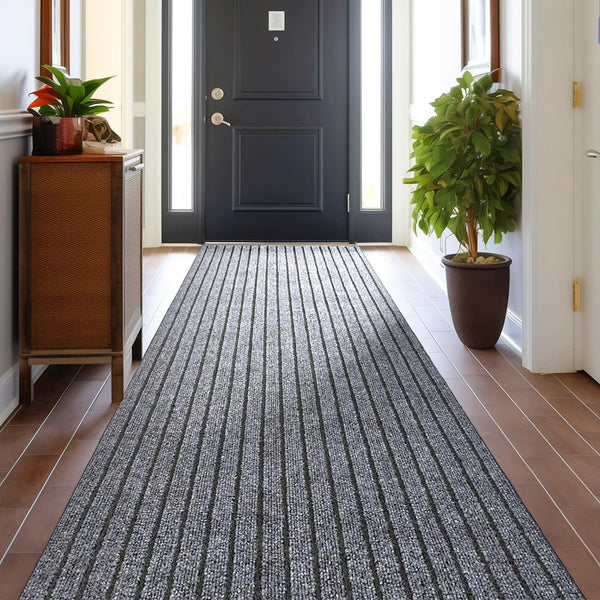 3’x10' Commercial Hallway Runner Rug Non-slip Rubber Door Mat Floor Carpet Rug