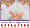 3 PCS Nail Files Double Sided Moon Dust Nail Files100/180 Grit Nails Emery Board