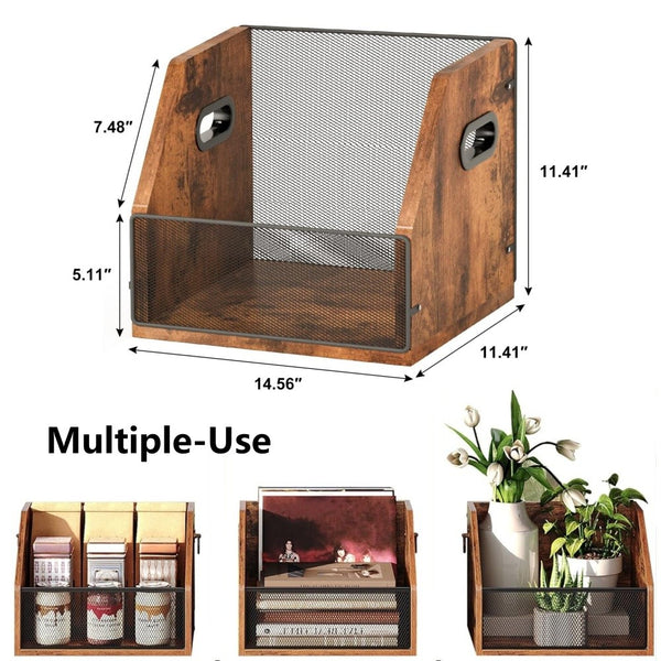 Record Storage Crate Vinyl Storage Record Holder Holders For 60+ Vinyl Records
