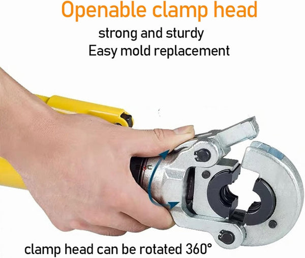 Hydraulic copper pipe crimper Stainless Steel Tube Fittings Crimping Tool 10T