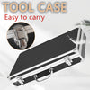 Multi-Purpose Microphone Carry Case Foam Insert Aluminum Alloy Storage Box