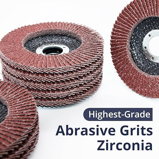 50PCS 125mm 80 Grit Flap Discs Zirconia Grinding Sanding Wheel For Angle Grinder