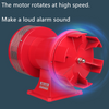 160db Air Raid Siren Metal Horn Industry Boat Alarm Fire Tornado Siren Horn 220V