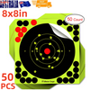 50Pk 8" INCH 20cm REACTIVE SPLATTER SHOOTING AIR RIFLE TARGET SELF ADHESIVE