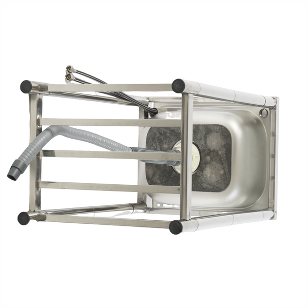 Utility Sink Free Standing Single Bowl Kitchen Sink Stainless Steel Sink AU