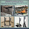 2Pack Metal Gun Racks Adjustable Wall-mounted for Two-gun Tools Cars Rear Window