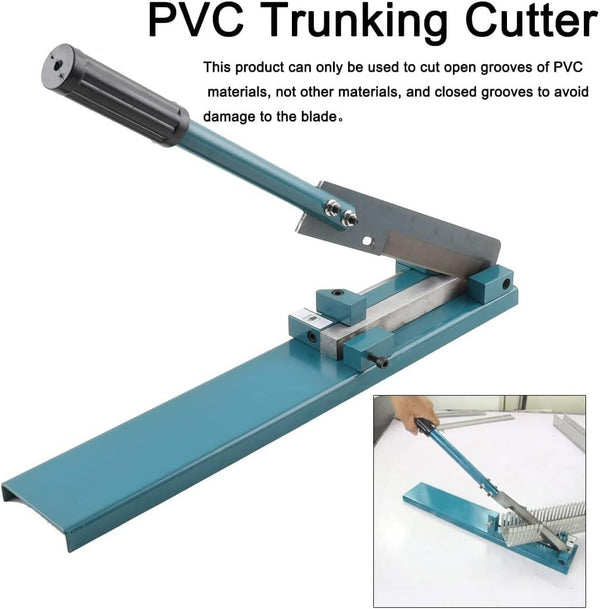 PVC Cable Trunking Cutter Open Slot Wiring Raceway Duct Cover Cutting Machine AU