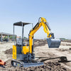 200mm Narrow Digging Bucket Mini Excavator Bucket Metal Trenching Digger w/ Pins
