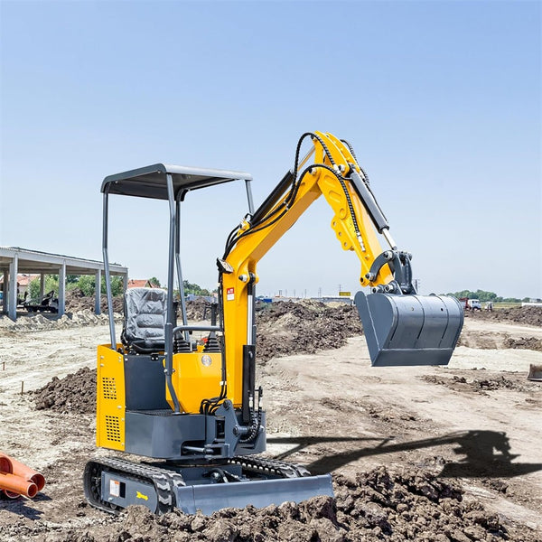 200mm Narrow Digging Bucket Mini Excavator Bucket Metal Trenching Digger w/ Pins