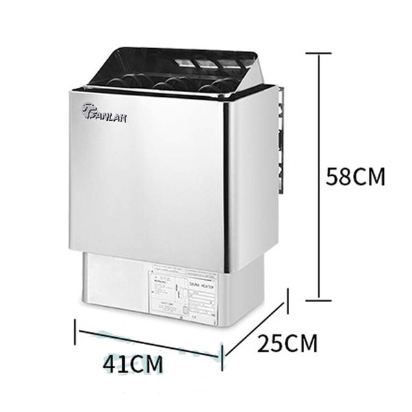 6 KW Sauna Heater 220V Dry Sauna Stove Stainless Steel External Control Home SPA